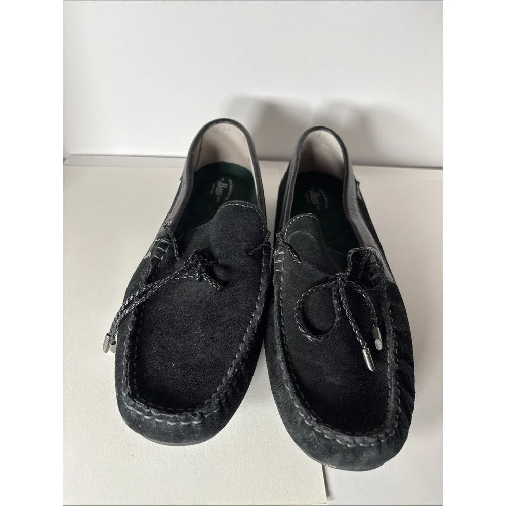 Men's G. H.  Bass Fitzgerald Shoes Black Penny Loafers  Size 10